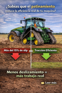 Patinamiento de tractor agrícola en suelo húmedo en Paraguay – pérdida de eficiencia de tracción